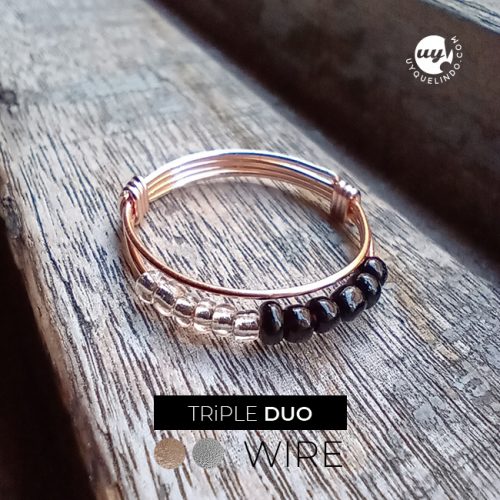 Anillo triple duo wire