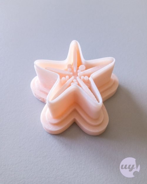 Starfish cutter for polymer clay