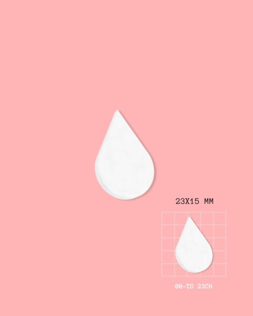 Teardrop cutter for polymer clay, in 5 sizes<span> - </span>16X23