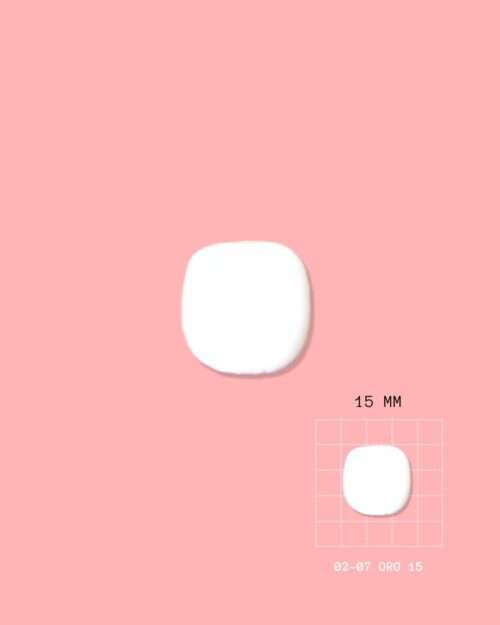 Organic square cutter for polymer clay in 4 sizes<span> - </span>15mm
