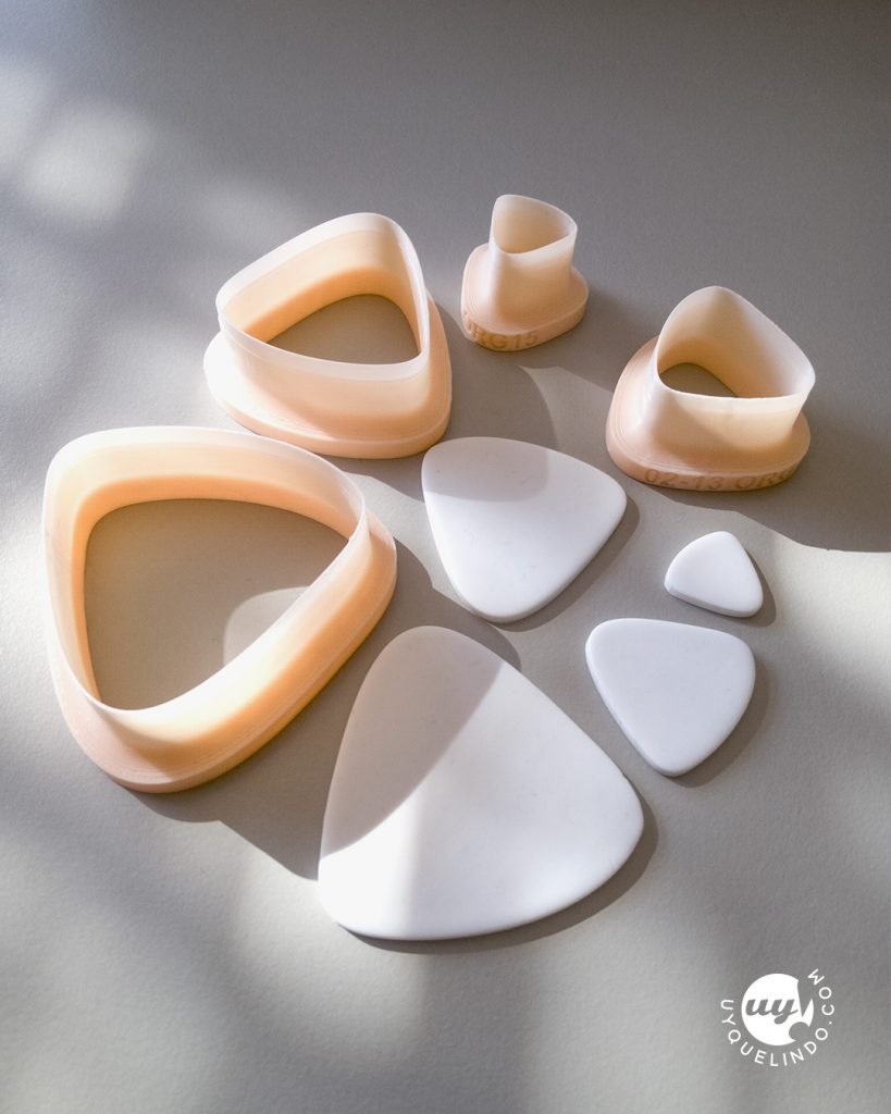 Triangle-shaped organic cutter in 4 sizes - Oops, how cute!