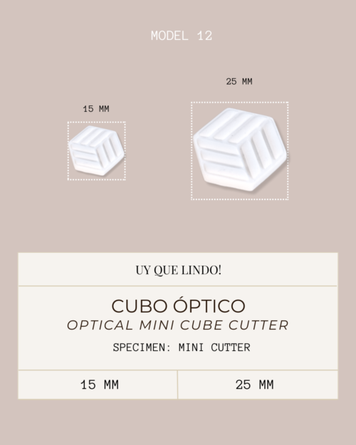 Optical mini cube cutter