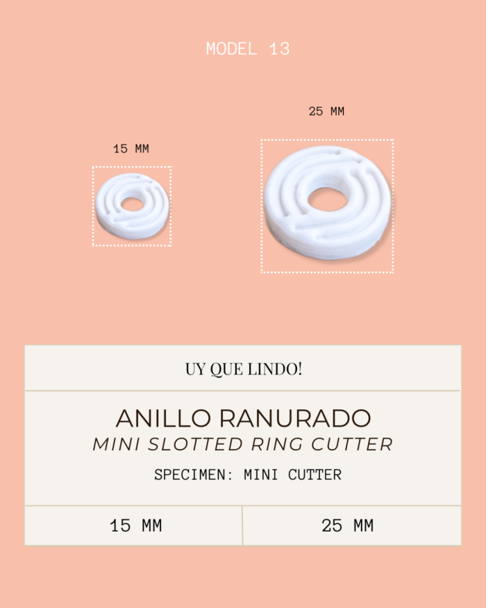 Mini cortador anillo ranurado