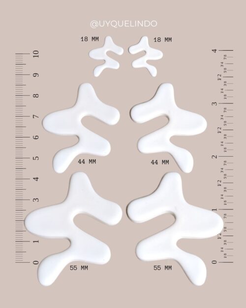 Set de coupeurs en forme de gribouillis