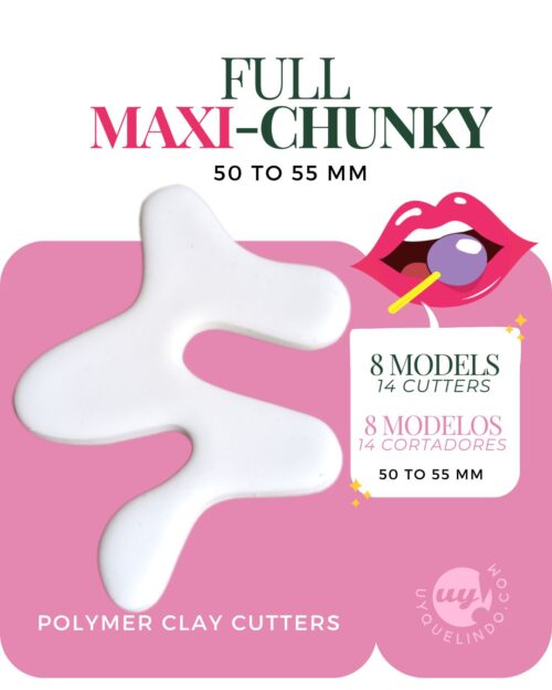 Collection of MAXI-CHUNKY cutters, 14 variants