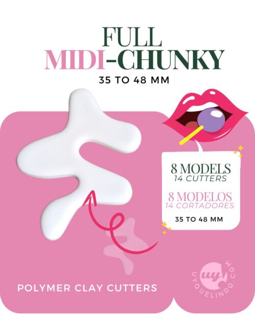 Colección de cortadores MIDI-CHUNKY, 14 variantes