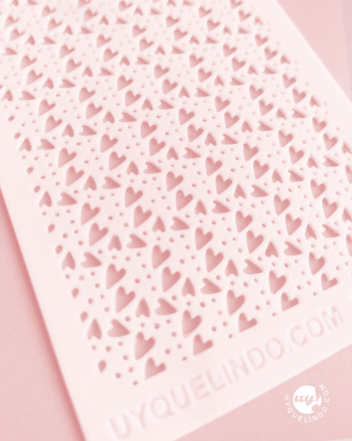 Stencil texturizer Valentine 01