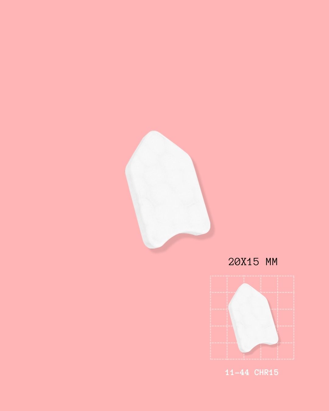Mini cutter for tag-shaped charm