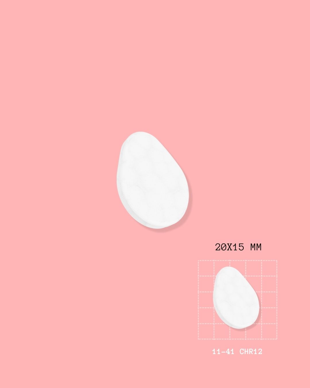 Mini cutter for teardrop-shaped charm