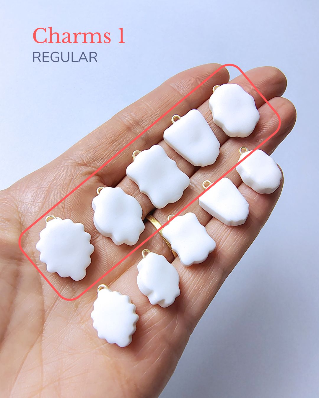 Charms en blanco para decorar borde ondeado (5 unidades) – Image 2