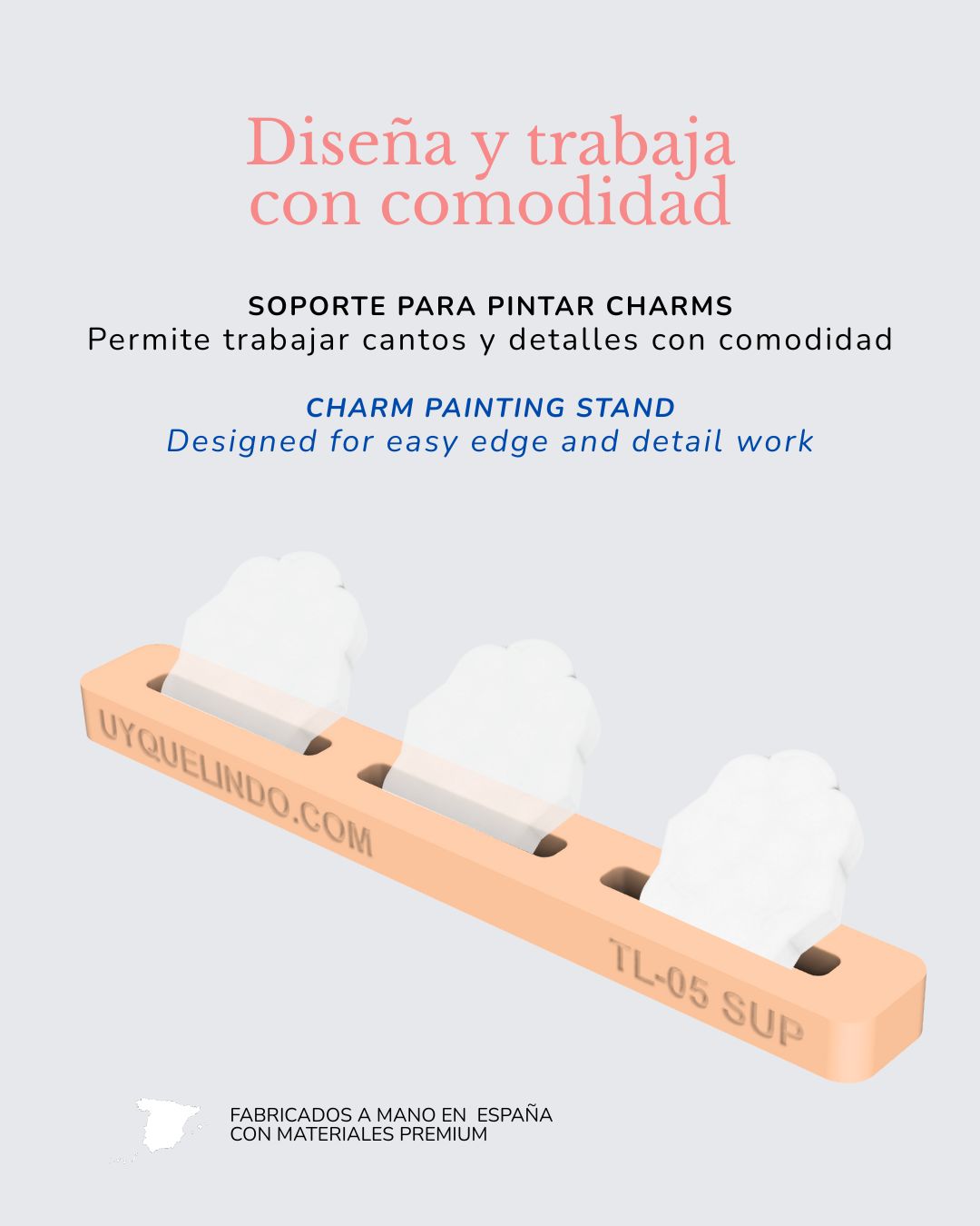 Soporte para pintar charms