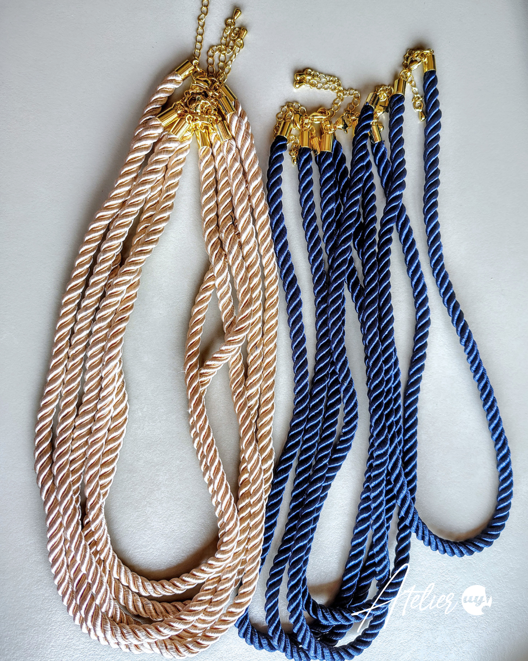Collar de cuerda trenzada — 5mm - Imagen 4