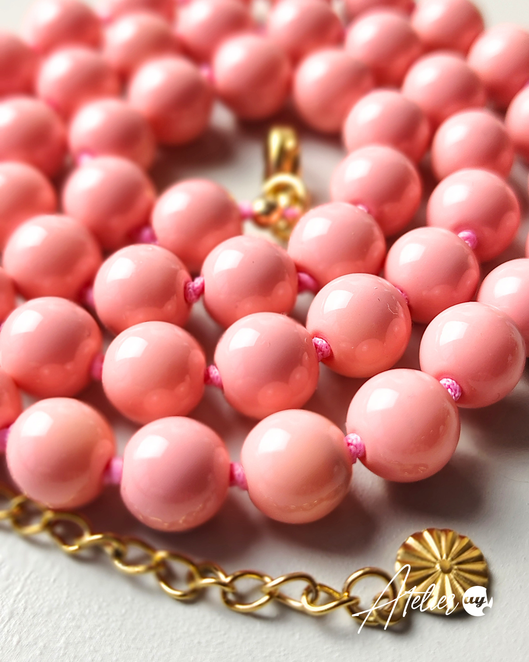 Collar de cuentas de cristal
