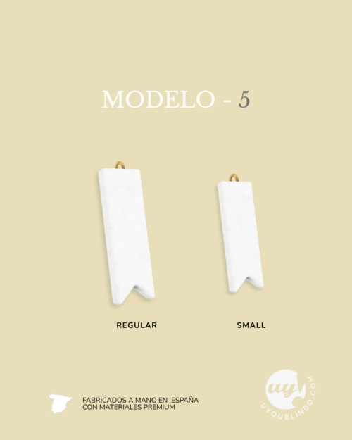Charm tags en blanco para decorar, 5 unidades mismo dise&ntilde;o<span> - </span>Regular 35x11 mm, 5