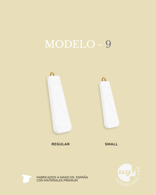 Charm tags en blanco para decorar, 5 unidades mismo dise&ntilde;o<span> - </span>Peque&ntilde;o 25x8 mm, 9