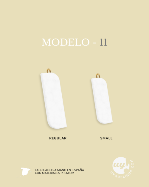 Charm tags en blanco para decorar, 5 unidades mismo dise&ntilde;o<span> - </span>Regular 35x11 mm, 11