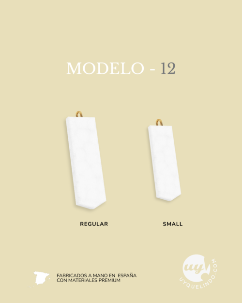 Charm tags en blanco para decorar, 5 unidades mismo diseño<span> - </span>Pequeño 25x8 mm, 12