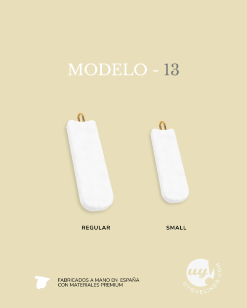 Charm tags en blanco para decorar, 5 unidades mismo dise&ntilde;o<span> - </span>Peque&ntilde;o 25x8 mm, 13