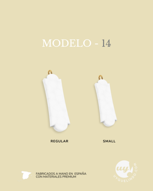 Charm tags en blanco para decorar, 5 unidades mismo dise&ntilde;o<span> - </span>Peque&ntilde;o 25x8 mm, 14