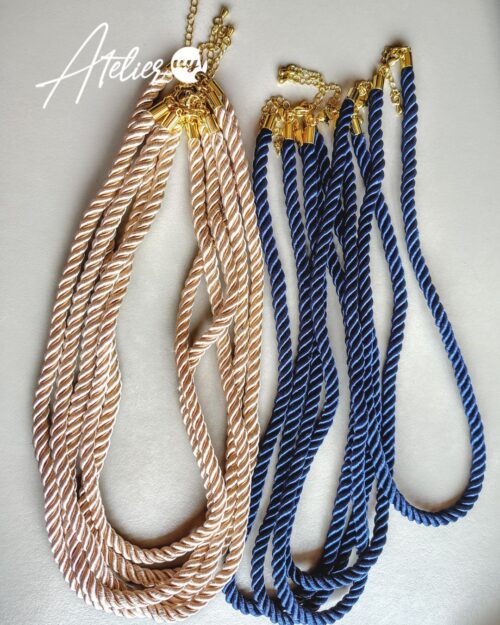 Collar de cuerda trenzada 5mm