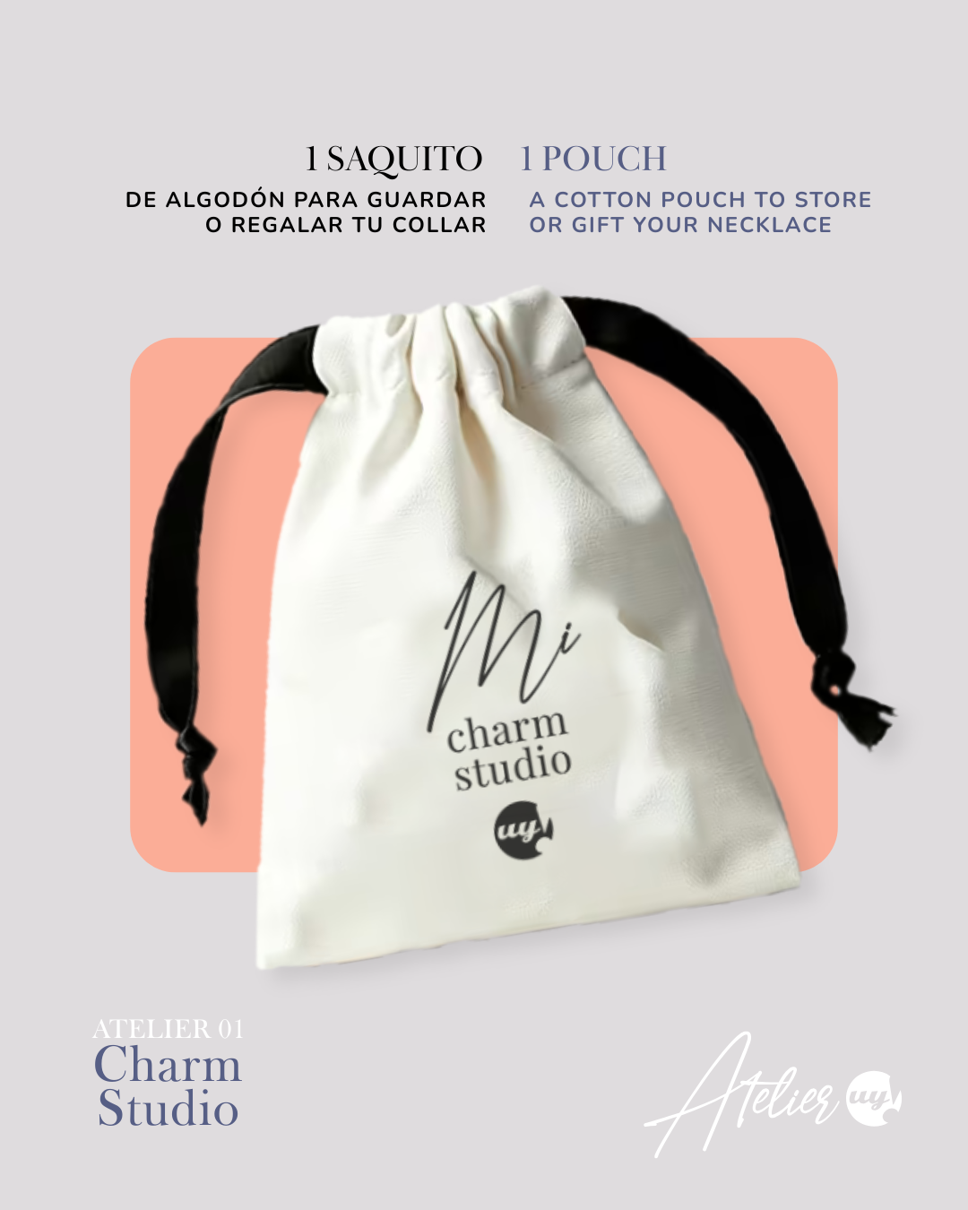 Kit para crear un collar de charms artesanales — Charm Studio · Atelier 01 - Imagen 8